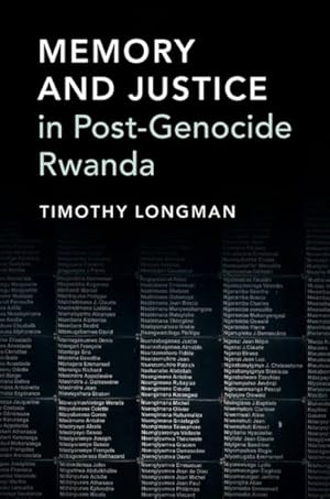 Bild des Verkufers fr Memory and Justice in Post-Genocide Rwanda zum Verkauf von GreatBookPrices