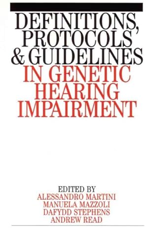 Seller image for Definitions, Protocols and Guidelines in Genetic Hearing Impairments for sale by GreatBookPrices