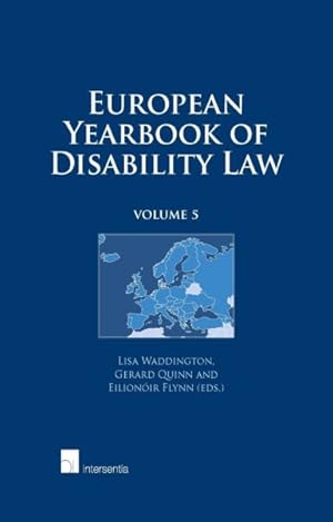 Seller image for European Yearbook of Disability Law for sale by GreatBookPrices