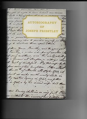 Bild des Verkufers fr Autobiography of Joseph Priestley An Account of Further Discoveries of Air. zum Verkauf von Chaucer Bookshop ABA ILAB