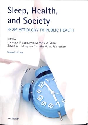 Seller image for Sleep, Health, and Society : From Aetiology to Public Health for sale by GreatBookPrices