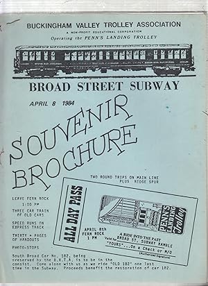 Broad Street Subway Souvenir Brochure [Philadelphia]