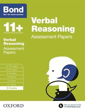 Seller image for Bond 11+: Verbal Reasoning: Assessment Papers : 5-6 Years for sale by GreatBookPrices