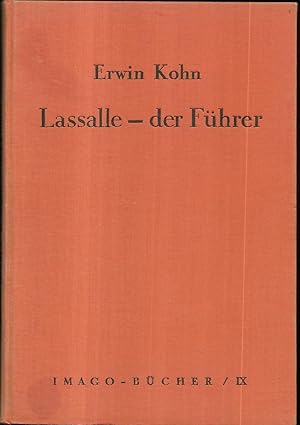 Imagen del vendedor de Lassalle - der Fhrer. (= Imago-Bcher / IX.) a la venta por Antiquariat Bibliomania