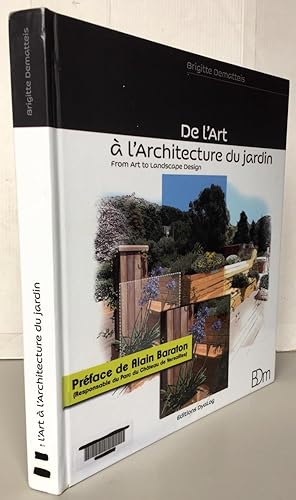 Image du vendeur pour De l'art  l'architecture du jardin mis en vente par Librairie Thot