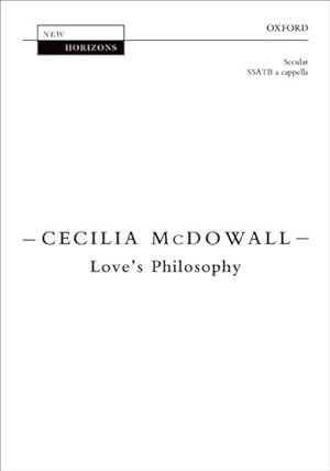 Seller image for Love's Philosophy: Vocal Score for sale by GreatBookPrices