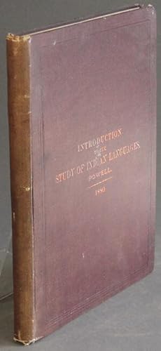 Immagine del venditore per Introduction to the study of Indian languages with word phrases and sentences to be collected venduto da Rulon-Miller Books (ABAA / ILAB)