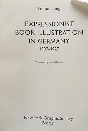 Expressionist Book Illustration In Germany 1907-1927