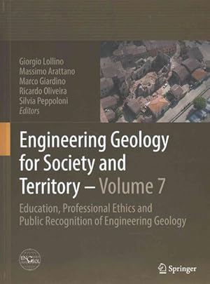 Seller image for Engineering Geology for Society and Territory : Education, Professional Ethics and Public Recognition of Engineering Geology for sale by GreatBookPrices