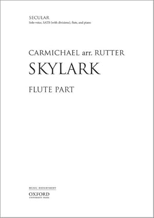 Imagen del vendedor de Skylark: Flute Part a la venta por GreatBookPrices