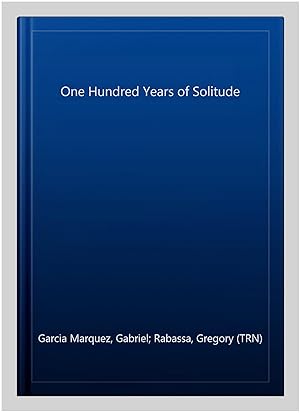 Immagine del venditore per One Hundred Years of Solitude venduto da GreatBookPrices