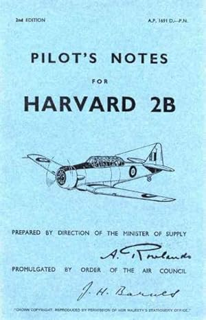 Immagine del venditore per Pilot's Notes for Harvard 2B venduto da GreatBookPrices