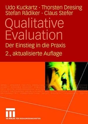 Immagine del venditore per Qualitative Evaluation venduto da Rheinberg-Buch Andreas Meier eK