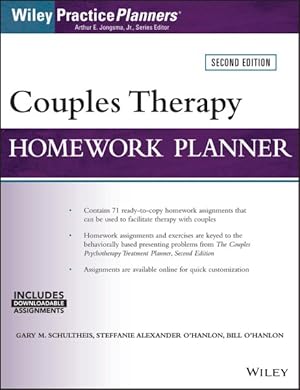 Seller image for Couples Therapy Homework Planner for sale by GreatBookPrices