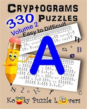 Bild des Verkufers fr Cryptograms : 330 Puzzles zum Verkauf von GreatBookPrices