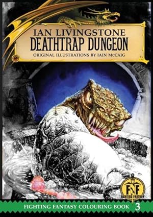 Seller image for Deathtrap Dungeon Colouring Book for sale by GreatBookPrices