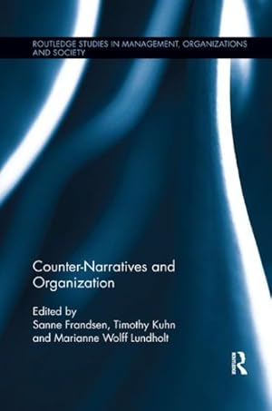 Seller image for Counter-Narratives and Organization for sale by GreatBookPrices