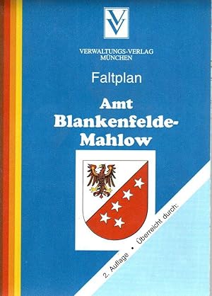 Bild des Verkufers fr Faltplan Amt Blankenfelde-Mahlow zum Verkauf von Antiquariat Jterbook, Inh. H. Schulze