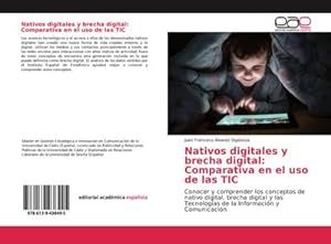 Image du vendeur pour Nativos digitales y brecha digital: Comparativa en el uso de las TIC mis en vente par BuchWeltWeit Ludwig Meier e.K.