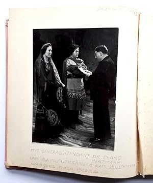 Original-Photoalbum v. Elisabeth oder Hella Böhmke (auch Böhnke), geb. 1918 in Essen, Sopranistin...