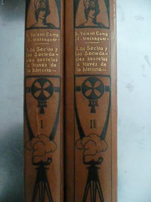 Imagen del vendedor de LAS SECTAS Y LAS SOCIEDADES SECRETAS A TRAVES DE LA HISTORIA.: 2 VOL. a la venta por Reus, Paris, Londres