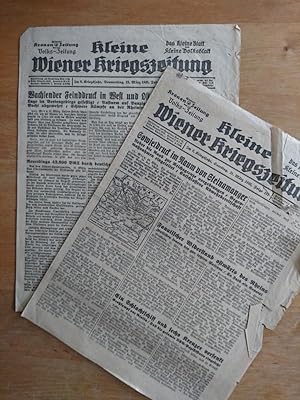 Kleine Wiener Kriegszeitung - 2 Exemplare vom Ende März 1945