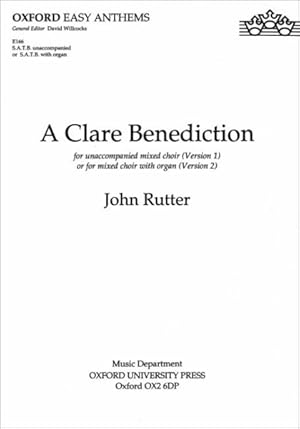 Immagine del venditore per A Clare Benediction venduto da GreatBookPrices