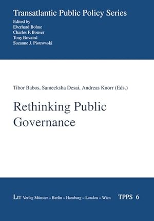 Imagen del vendedor de Rethinking Public Governance a la venta por GreatBookPrices