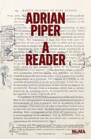 Imagen del vendedor de Adrian Piper : A Reader a la venta por GreatBookPrices
