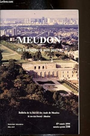Bild des Verkufers fr Bulletin de la socit des amis de Meudon - 57e anne 1994+- Numro spcial 2000 zum Verkauf von Le-Livre