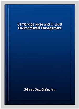 Imagen del vendedor de Cambridge Igcse and O Level Environmental Management a la venta por GreatBookPrices