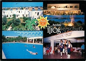 Seller image for Postkarte Carte Postale Tingaki Hotel Ilios Swimming Pool Snack Bar for sale by Versandhandel Boeger