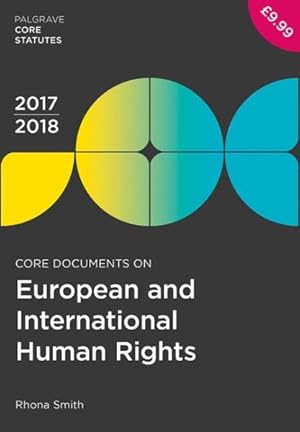 Immagine del venditore per Core Documents on European and International Human Rights 2017?18 venduto da GreatBookPrices