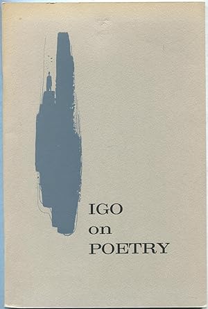 Seller image for Igo on Poetry for sale by Between the Covers-Rare Books, Inc. ABAA