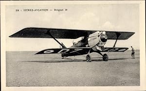 Ansichtskarte / Postkarte Istres Aviation, Bréguet 19, Französisches Militärflugzeug