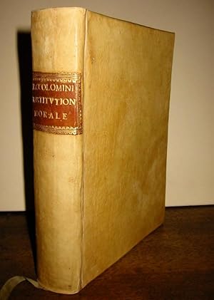 Bild des Verkufers fr Della institution morale Libri XII ne quali egli levando le cose soverchie, & aggiungendo molte importanti, ha emendato, &  miglior forma, & ordine ridotto tutto quello, che gi scrisse in sua giovanezza della Institution dell huomo nobile zum Verkauf von Libreria Ex Libris ALAI-ILAB/LILA member