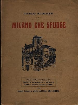 Seller image for Milano che sfugge for sale by Miliardi di Parole