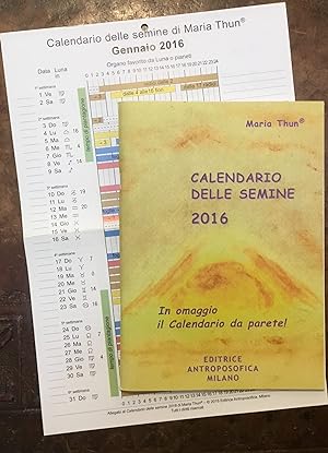 Calendario delle semine 2016 di Maria Thun