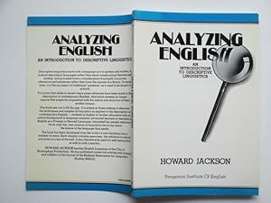 Seller image for Analysing English: an introduction to descriptive linguistics for sale by Aucott & Thomas