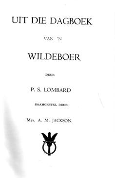 Seller image for Uit die Dagboek van 'n Wildeboer for sale by Eaglestones