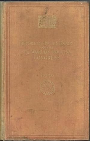 Report Of Proceedings Of The 4th World's Poultry Congress At The Crystal Palace, London, England,...