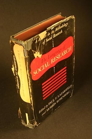 Imagen del vendedor de The language of social research. A reader in the methodology of social research. Edited by Paul F. Lazarsfeld and Morris Rosenberg a la venta por Steven Wolfe Books