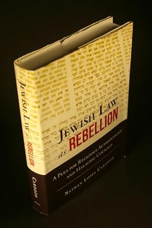 Seller image for Jewish law as rebellion: a plea for religious authenticity and halachic courage. for sale by Steven Wolfe Books