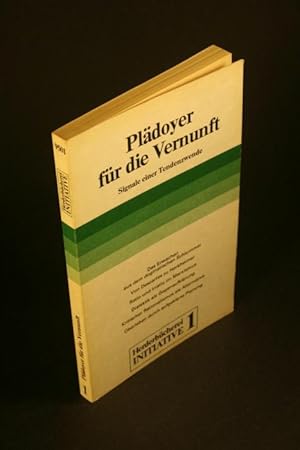 Seller image for Pldoyer fr die Vernunft: Signale einer Tendenzwende. for sale by Steven Wolfe Books