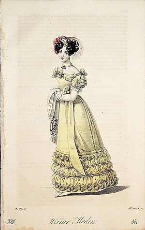 Damenmode 1820 er Jahre ( Aus: Wiener Zeitschrift für Kunst, Literatur, Theater und Mode)