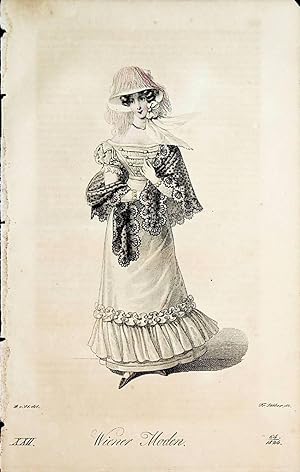 Damenmode 1820 er Jahre ( Aus: Wiener Zeitschrift für Kunst, Literatur, Theater und Mode)