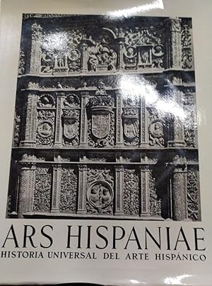 Bild des Verkufers fr Ars Hispaniae XI Arquitectura del siglo XVI zum Verkauf von Libreria Anticuaria Camino de Santiago