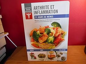 Bild des Verkufers fr Arthrite et inflammation : 21 jours de menus zum Verkauf von La Bouquinerie  Dd