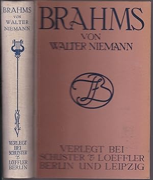 Bild des Verkufers fr Brahms zum Verkauf von Graphem. Kunst- und Buchantiquariat