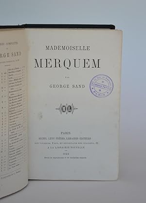 Image du vendeur pour Mademoiselle Merquem mis en vente par Librairie Raimbeau